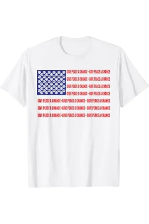 John Lennon Peace Flag T-Shirt