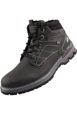 Dockers Herren TEX Stiefel gefüttert Schwarz EU 41