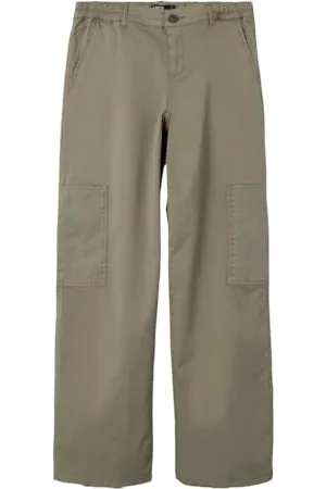 NAME IT Mädchen Nlfflip Twi Lw Wide Cargo Pant Noos, , 146