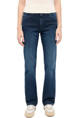 Mustang Damen Jeans Hose Style Crosby Relaxed Straight