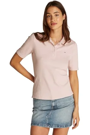 Tommy Hilfiger Damen Poloshirt Kurzarm 1985 Pique Regular Fit, , XXL