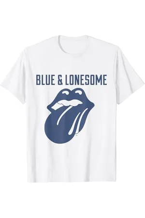 The Rolling Stones Rolling Stones 72 Logo Blau und Lonesome Vintage- T-Shirt