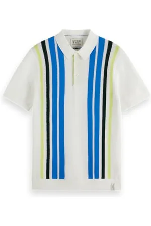 Scotch&Soda Structured Knitted Striped Polo