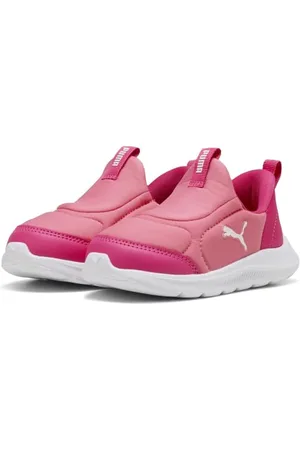 PUMA Unisex Baby Fun Racer 2 SLIPTECH INF Sneaker, Magic Rose White, 26 EU