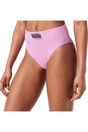 PUMA Damen Swimwear High Waist Brief Schwimm Slips, , M EU