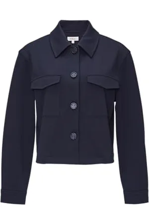 QS by s.Oliver Verkürzte Jacke mit Faltendetail am Rücken 46