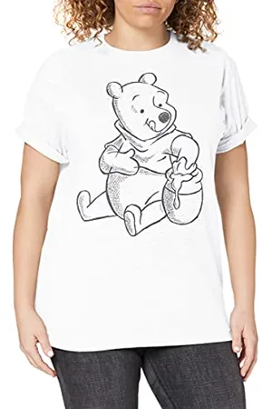 Disney Damen Winnie the Pooh - Sketch T Shirt, , 42/XL EU