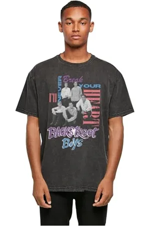 Merchcode Herren Mp5001687-backstreet Boys Inbyh Acid Washed Oversize Tee T-Shirt, , XL EU