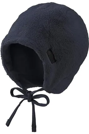 Sterntaler Mütze aus Teddyflausch - Unisex Babymütze mit angeschnittenen Ohrenklappen und Bindeband - warme Beanie, gefüttert mit Baumwollfleece - Erstlingsmütze - , 37