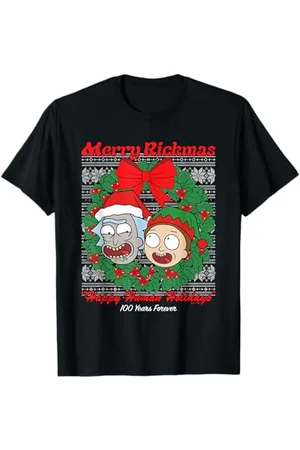 Rick and Morty Merry Rickmas Ugly Christmas T-Shirt