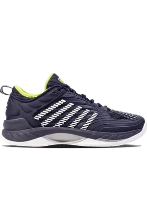 K-Swiss Performance Herren Hypercourt Supreme 2 Tennis Shoe, Peacoat/White/Lime Green, 42.5 EU