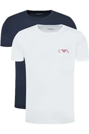 Emporio Armani Herren Bold Monogram Crew Neck 2er Pack T-Shirt, , M