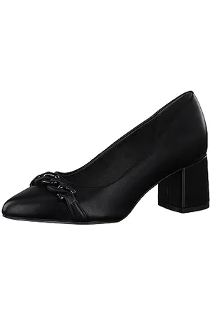 Jana Damen Pumps Elegant Spitz Weite H Mehrweite, (Black), 40 EU