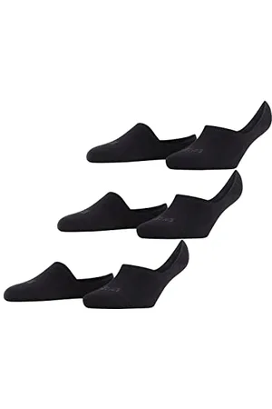 Falke Damen Füßlinge Invisible Step High Cut Multipack W In Baumwolle unsichtbar einfarbig 3 Paar, , 41-42