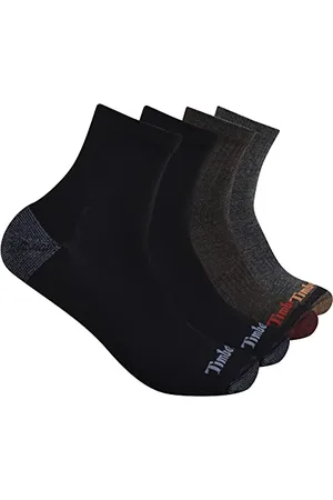 Timberland Herren 4er-Pack halbgepolsterte Viertelsocken Quarter Socken, , Einheitsgre