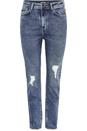Pieces® Pcbella Hw Tap Dest ANK Jeans Mb406 Noos
