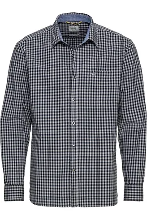 Camel Active Herren 409114/8S04 Hemd, Night Blue, S