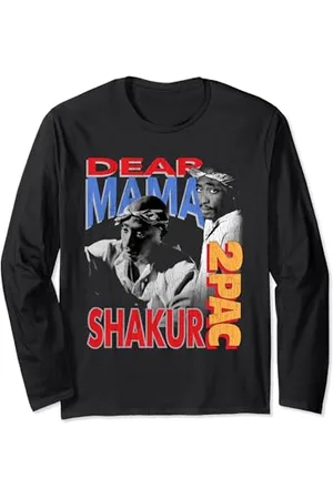 Tupac Shakur Offizielles Tupac Dear Mama 2PAC Langarmshirt
