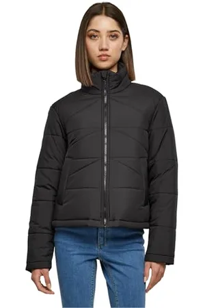 Urban classics Damen TB6074-Ladies Arrow Puffer Jacket Jacke, Black, XXL