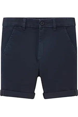 TOM TAILOR Jungen Kinder Chino Bermuda Shorts 1035914, Blau, 92