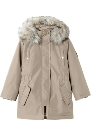 NAME IT Mädchen Nkfmilla Parka Jacket Long Noos Steppjacke, , 146