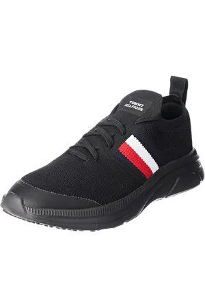 Tommy Hilfiger Herren Runner Sneaker Sportschuhe, (Black), 45 EU