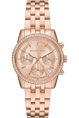 Michael Kors Damen-Uhren Analog Quarz One Size Roségold 32029932