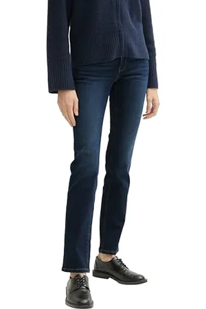 TOM TAILOR Damen Alexa Straight Jeans, , 25/30