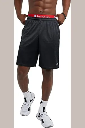 Champion Herren Shorts Lange Netz-shorts mit Taschen, , L