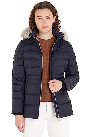 Tommy Hilfiger Damen Daunenjacke Down Jacket With Fur Winter, , XXS