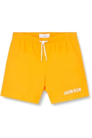 Calvin Klein Jeans Jungen Badeshorts Medium Drawstring Print Mittellang, , 10-12 Jahre