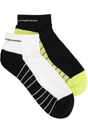 Champion Unisex Socks Seasonal (U20139) -Script Logo 2pp Performance Quarter Strümpfe, , 35-38 (2er Pack)