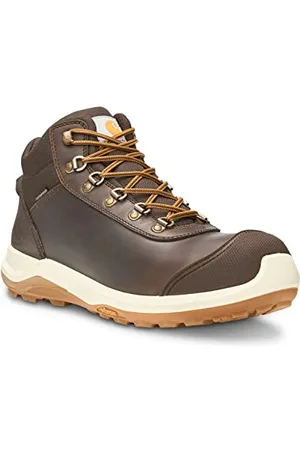Carhartt Herren Wylie Rugged Flex Waterproof S3 Safety Construction Boot, Dark Brown, 38 EU