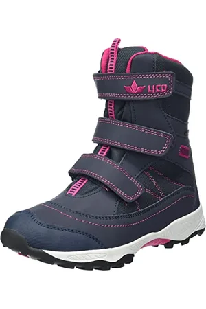 LICO Sundsvall Vs Schneestiefel, Marine/pink, 39 EU