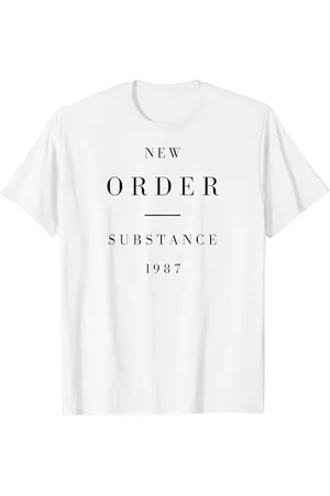 New Order T-Shirt Substance Graphic, , Unisex, Kurzarm, Klassische Passform, Klein