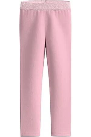 QS by s.Oliver Mädchen Leggings mit Glitzerbund Leggings mit Glitzerbund, , 92