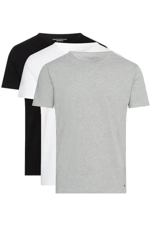 Tommy Hilfiger Herren 3er Pack T-Shirts Kurzarm Stretch Rundhalsausschnitt, , S
