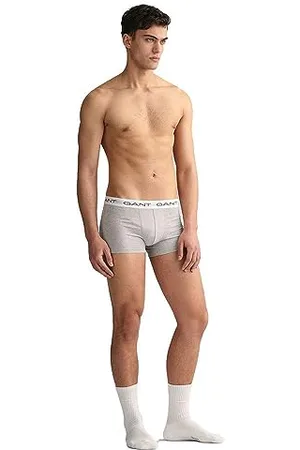 GANT Herren 3-Pack Trunk 3ER Pack, Grau Meliert, 3XL