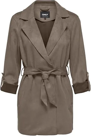 ONLY ONLDIANE Faux Suede Belt Jacket CC OTW
