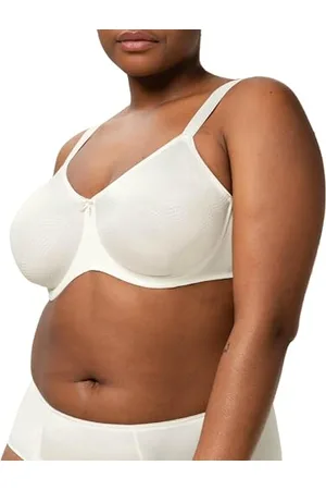 Triumph Essential Minimizer W X BH, Elfenbein, reduziert das Brustvolumen optisch um eine Cup-Größe, Elfenbein (VANILLE GT), 95G