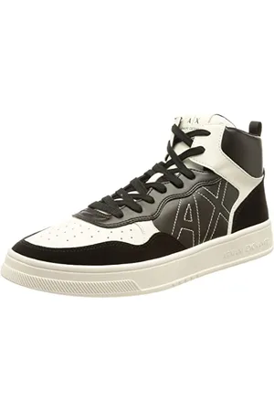 Armani Exchange Herren High Top, Multicolor, Embossed Logo Sneaker, , 39 EU