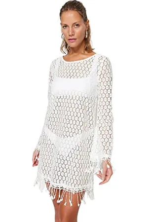 Trendyol Damen Women Bodycon Fitted Knit Dress Figurbetontes Strickkleid, , s