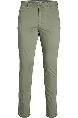 JACK & JONES Herren Chino Hose Stretch Pants Konischer Schnitt Slim Fit Look JPSTMARCO JJBOWIE, Farben: , Größe Hosen:30W / 30L, Z-Länge:L30