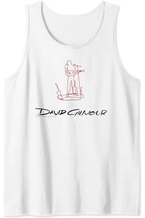 David Gilmour Line Art Tank Top
