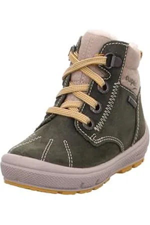Superfit Baby Jungen Groovy Schneestiefel, Grün Beige Gelb 7000, 22 EU