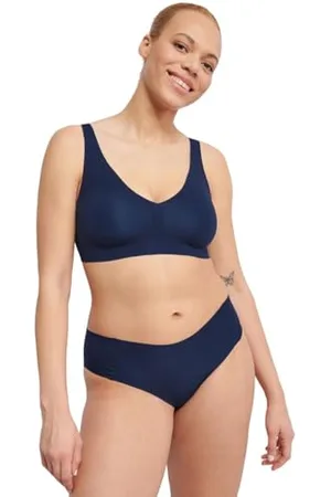 Sloggi Damen Zero Feel 2.0 Bralette, Navy Blue, XS