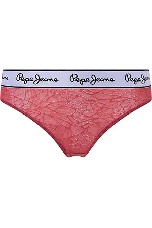 Pepe Jeans Damen Mesh Thong Bikini Style Underwear, , L