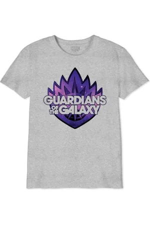 Marvel Mädchen Gigugamts155 T-Shirt, Grau meliert, 10 Jahre