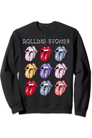 The Rolling Stones Offizielle HD Multi Color Tongue Sweatshirt
