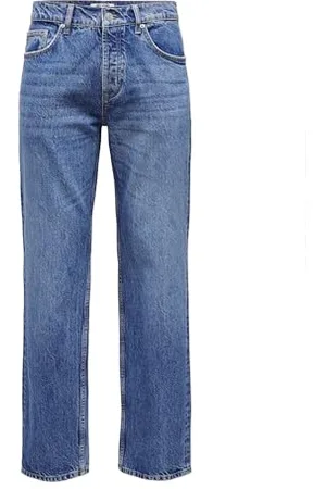 Only & Sons Male Normal geschnitten Jeans ONSEDGE Mid Rise Gerade geschnitten Jeans
